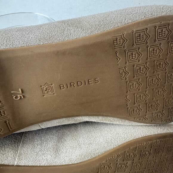 Birdies Tan Suede Ballet Flats Size 7.5 - Picture 8 of 10